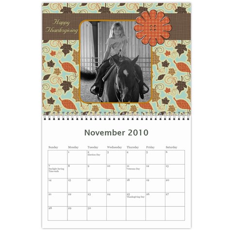 Calendar 2010 By Hope Nov 2010
