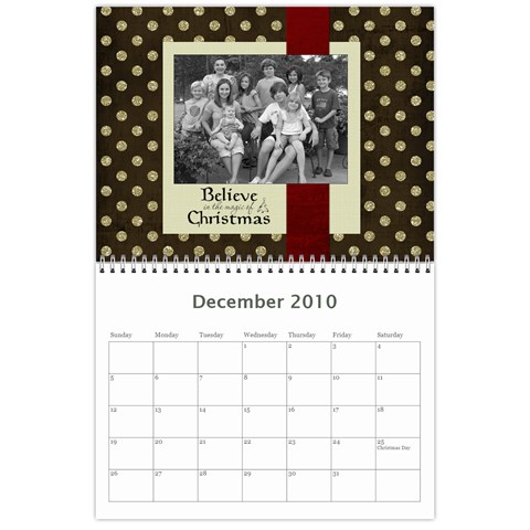 Calendar 2010 By Hope Dec 2010