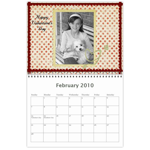 Calendar 2010 By Hope Feb 2010