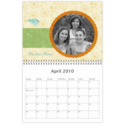 Calendar 2010 By Hope Apr 2010