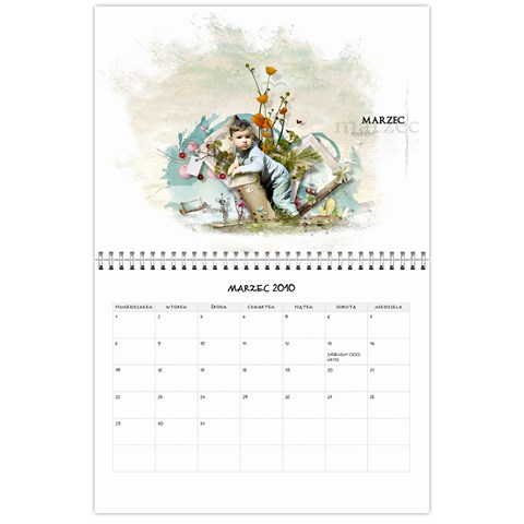 2010 Calendar By Mru Mar 2010