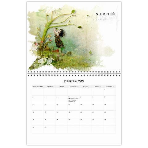 2010 Calendar By Mru Aug 2010