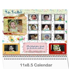 Lich 2010 - Wall Calendar 11  x 8.5  (12-Months)