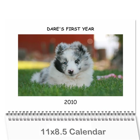 Dare 2010 Calendar By Marie Cover