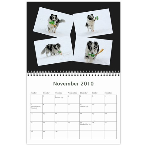 Dare 2010 Calendar By Marie Nov 2010