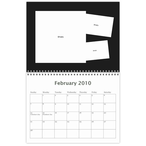 Dare 2010 Calendar By Marie Feb 2010