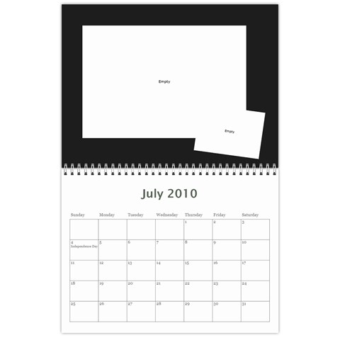 Dare 2010 Calendar By Marie Jul 2010