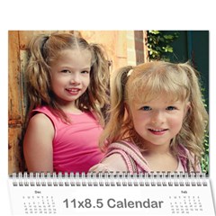 calendar 09 - Wall Calendar 11  x 8.5  (12-Months)