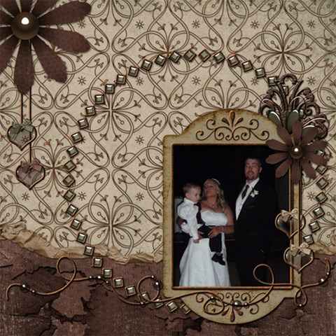 Wedding Sb 1 By Cookie6672 8 x8  Scrapbook Page - 4