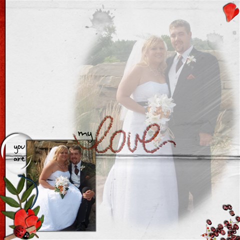 Wedding Sb 1 By Cookie6672 8 x8  Scrapbook Page - 5