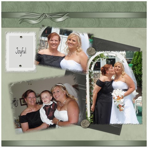 Wedding Sb 3 By Cookie6672 8 x8  Scrapbook Page - 2