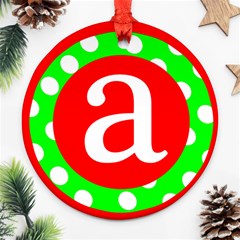 christmas ornament - Ornament (Round)