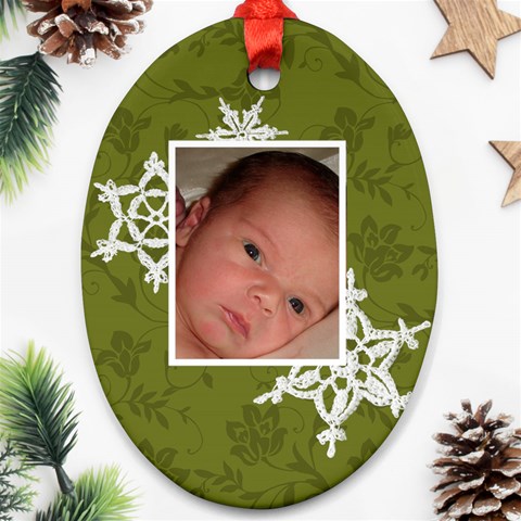 Mom & Dad Ornament By Klh Front