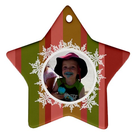 Landon Star Ornament By Klh Front