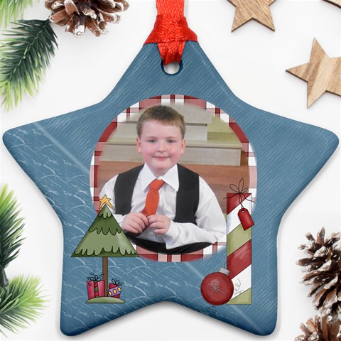 Holidays Are Comin star Ornament Www Catdesignz Com By Catvinnat Back