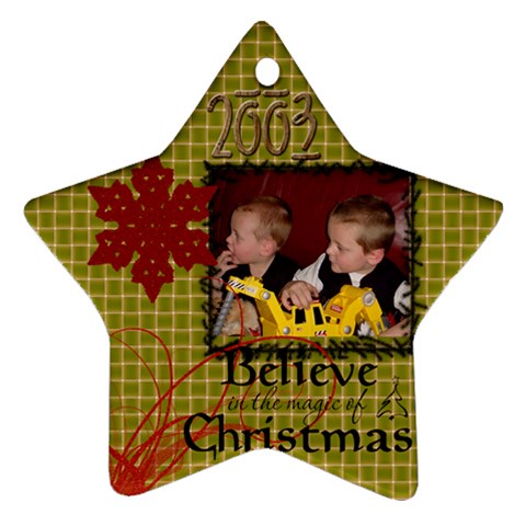 Christmas Star 2003 By Maureen Bayless Front