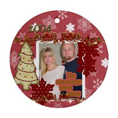 Chad & Mich ornament 2004 - Ornament (Round)