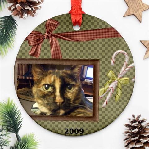 Ornament Dothead & Scaredy Cat By Lyn Clarke Back