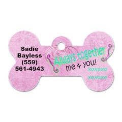 Sadie s dog tag - Dog Tag Bone (Two Sides)