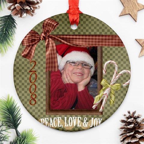 Logan Ornament By Mel Perrault Back