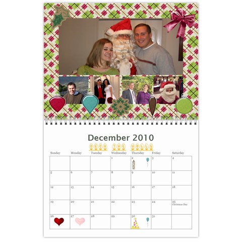 Christmas Family Calendar By Tara Peckham Dec 2010
