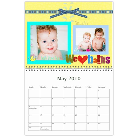 Momcalender By Blair Hill May 2010