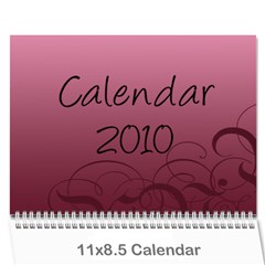 MY CALENDAR 2010 - Wall Calendar 11  x 8.5  (12-Months)