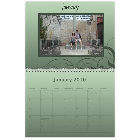 My Calendar 2010 By Carmensita Jan 2010