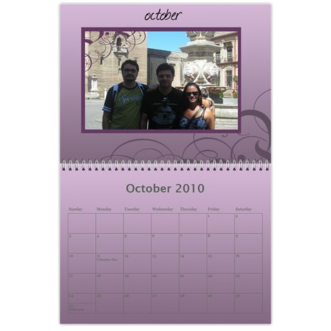 My Calendar 2010 By Carmensita Oct 2010