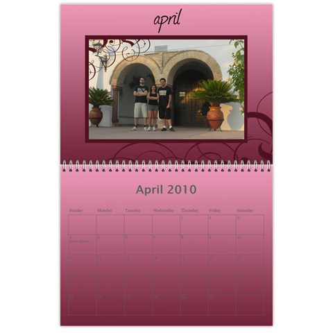 My Calendar 2010 By Carmensita Apr 2010