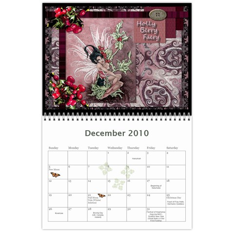 2010 Calendar By Ora Moon Dec 2010