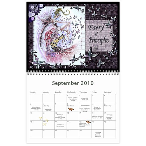 2010 Calendar By Ora Moon Sep 2010