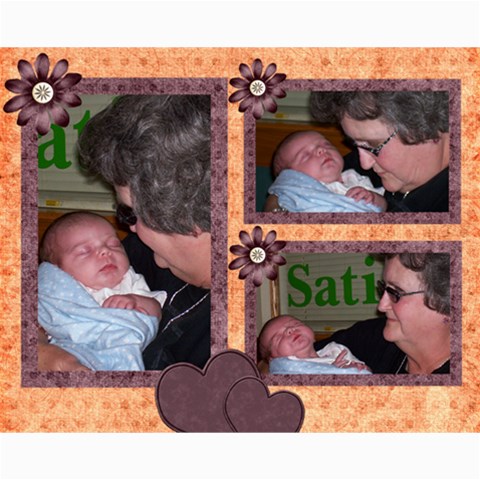 Me And Dede 8x10 Collages By Rubylb 10 x8  Print - 2