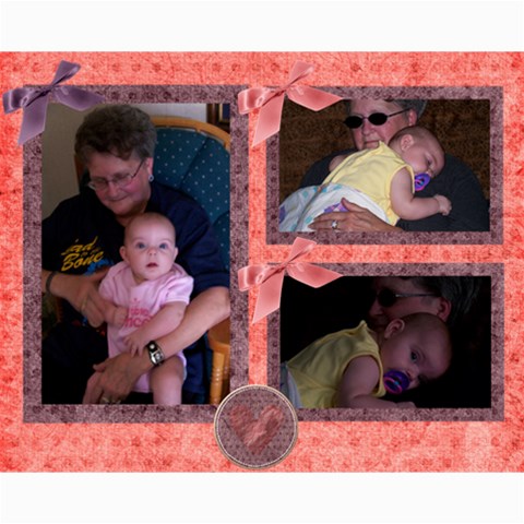 Me And Dede 8x10 Collages By Rubylb 10 x8  Print - 3