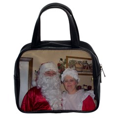 Santa & Mrs Clause Purse - Classic Handbag (One Side)