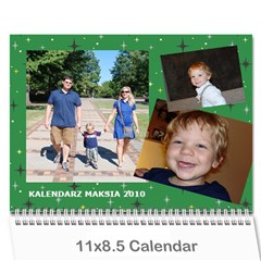 2010 kalendarz - Wall Calendar 11  x 8.5  (12-Months)
