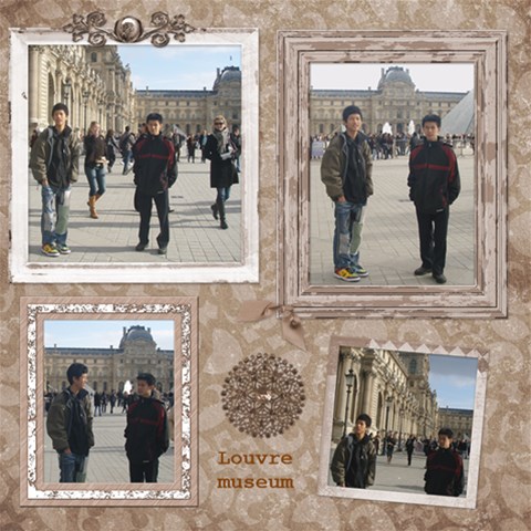 Scrapbook Page By Wong 12 x12  Scrapbook Page - 1