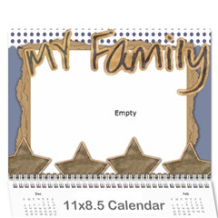 Charles Calendar - Wall Calendar 11  x 8.5  (18 Months)