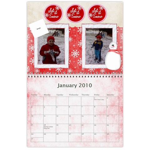Charles Calendar By Angela Cole Jan 2010