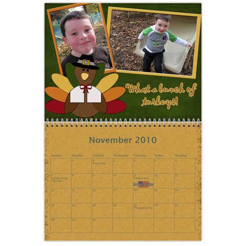 Charles Calendar By Angela Cole Nov 2010