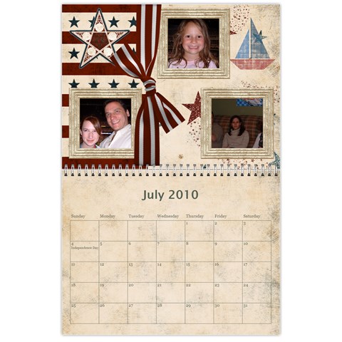 Charles Calendar By Angela Cole Jul 2010