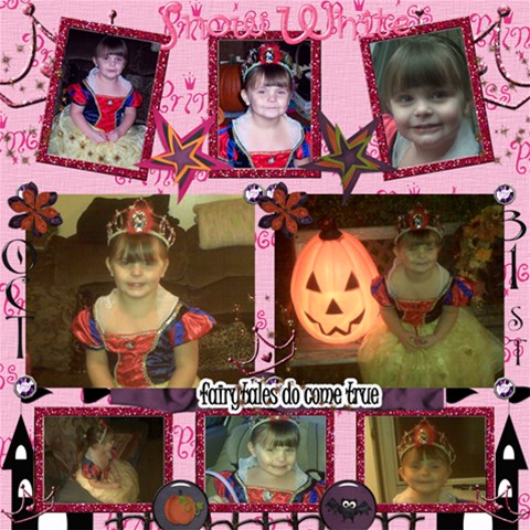 Maddie 12x12 Halloween  09 Scrappages By Rubylb 12 x12  Scrapbook Page - 2