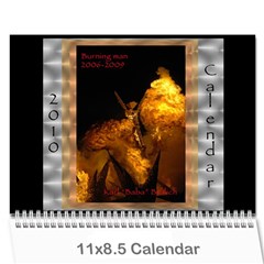 Burning Man Art and Cars 2010 - Wall Calendar 11  x 8.5  (12-Months)