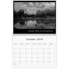B&w Calendar Yosemite And More  2010 12 Month By Karl Bralich May 2010