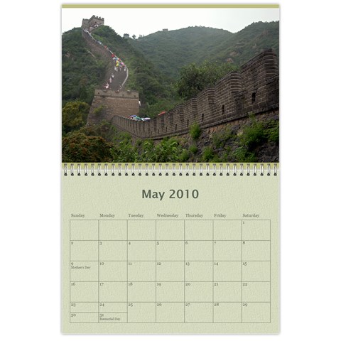 China Calendar 2010 By Karl Bralich May 2010