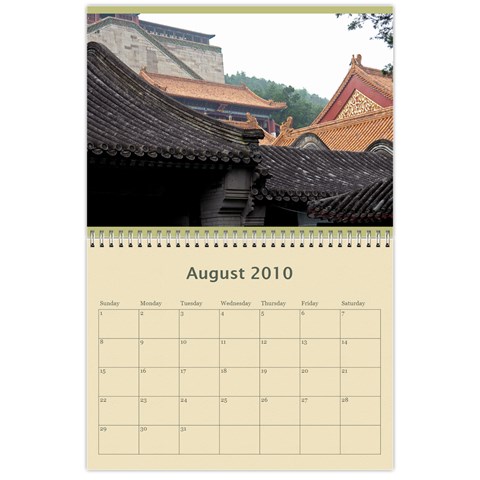 China Calendar 2010 By Karl Bralich Aug 2010
