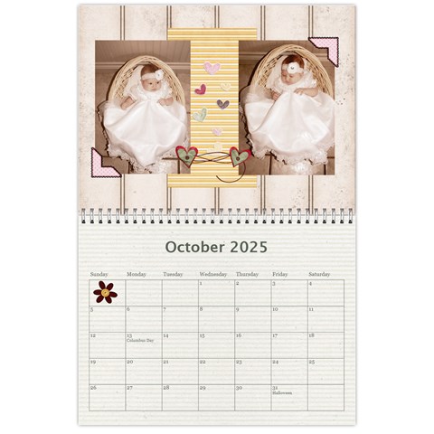Calendar 2025 By Sheena Oct 2025