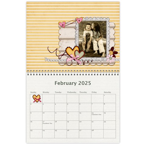 Calendar 2025 By Sheena Feb 2025