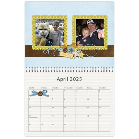 Calendar 2025 By Sheena Apr 2025