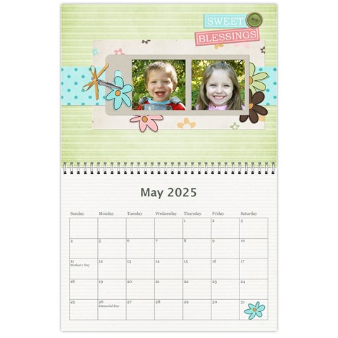 Calendar 2025 By Sheena May 2025